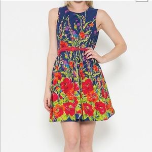 Esley Anthropologie Floral Dress